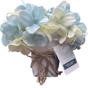 Shabby Chic Blue Hydrangea Arrangement Farmhouse Cottagecore by Rachel Ashwell